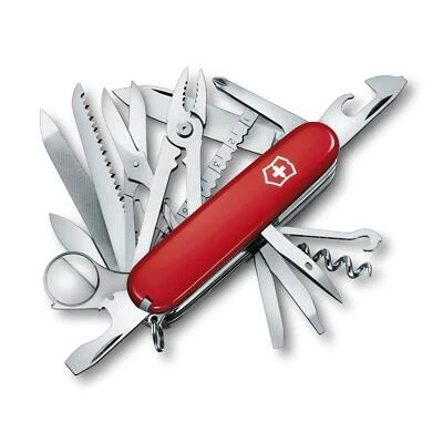 Victorinox Swiss Champ Multi Tool Knife 33 Functions Stainless Steel Red Handle - Image 1 of 4