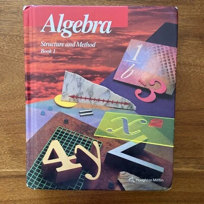 Algebra Structure and Method Book 1 Brown Dolciani Good 0395585309 - Image 1 of 3
