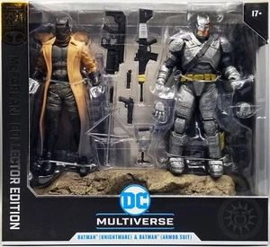 McFarlane DC BATMAN (KNIGHTMARE) & BATMAN (ARMOR SUIT) Gold Label 2 Pack NIB - Picture 1 of 6