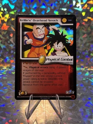 Dragon ball Z Promo Krillin's Overhead Smack TR1 DBZ TCG Card WGS Redemption - Image 1 of 2
