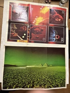 PINK FLOYD - 2 ORIGINAL POSTERS From DARK SIDE OF THE MOON LP 70's - Picture 1 of 15