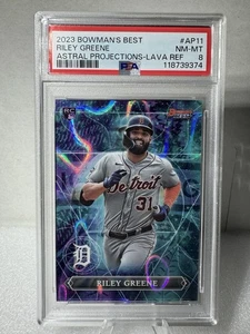 2023 Bowman's Best Astral Projections Riley Greene #AP-11 Lava Refractor #/50 - Picture 1 of 2