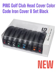 Set 8 copricapo mazze da golf PING codice colore ferro nero spedizione celere - Foto 1 di 13