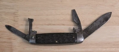 Vintage Pal Blade Co Utility  Pocket Knife Made in USA. Camping, 3 3/4" - Image 1 of 4