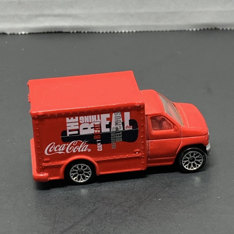 VTG Matchbox Coca-Cola Ford Delivery Truck Diecast Red 1998 Collectible - Image 1 of 4