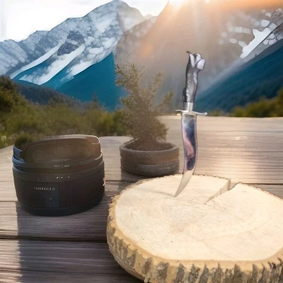 Vtg WW2  15" Long 9.5" Blade Philippines Bolo Carved Handle Fighting Knife.OBO - Image 1 of 4