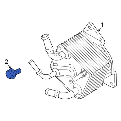 For Nissan Sentra 20-24 Nissan 0112103691 Automatic Transmission Oil Cooler Bolt - Image 1 of 2