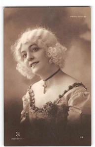 RPPC MARIA CONESA Spanish-Mexican Film Stage Actress 1910s Photo Antique Signed? - Imagen 1 de 2