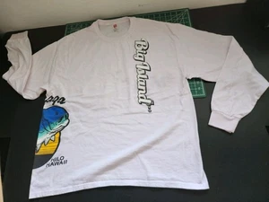 Camiseta blanca manga larga S. tokunaga big island para hombre talla XL FOTOS MANCHADAS A CUADROS - Imagen 1 de 10