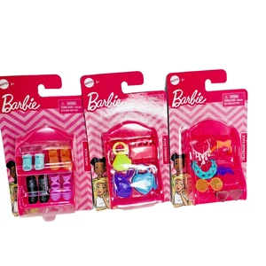 3 Packs Barbie Accessories Shoes Headbands Sunglass Handbag Necklace Purse NEW - Picture 1 of 4
