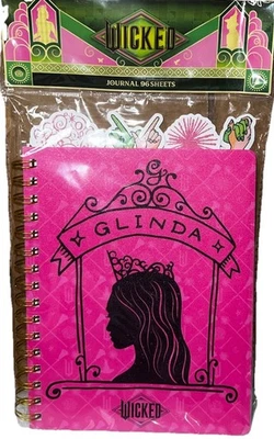 Wicked Glinda Tabbed Journal Hot Pink 96 Sheets Target Bullseye Playground NEW - Image 1 of 2