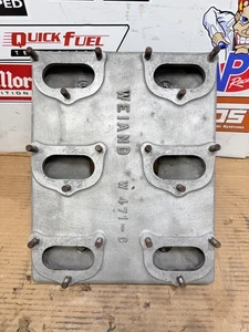 VINTAGE WEIAND 4-71 BLOWER INTAKE MANIFOLD TOP W471-6  SCTA BLOWN SUPERCHARGER - Bild 1 von 6