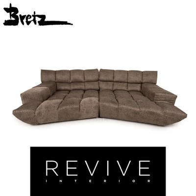 Bretz Cloud 7 Stoff Sofa Braun Couch Viersitzer - Bild 1 von 4