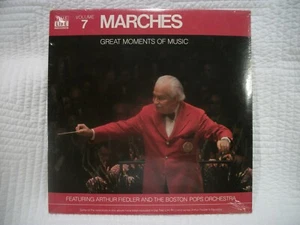 SEALED ARTHUR FIEDLER GREAT MOMENTS OF MUSIC MARCHES VINYL LP RECORD 1980 RCA  - Bild 1 von 2