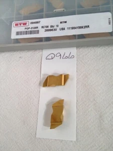 10 NUOVI INSERTI IN CARBURO DI PRIMA TACCA RTW NG (NGP) 3125R. GRADO RC706. {Q966} - Foto 1 di 2