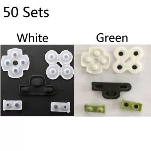 50Sets Dualshock 3 Parts Silicone conductive Rubber Pads For Sony PS3 Controller - Picture 1 of 6