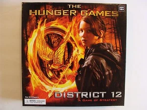 The Hunger Games Movie The District 12 Strategy Board Game COMPLETE!  EUC! - Picture 1 of 4