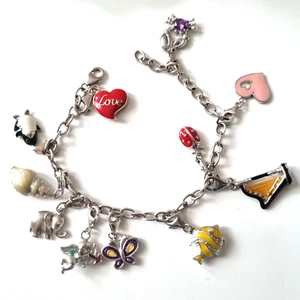 Opulentes Bettelarmband - 925 Silber - Silbercharms - modern - Silberarmband - Bild 1 von 9