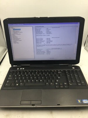 DELL LATITUDE E5530 - BOOTS TO BIOS - INTEL I5 3230 - NO RAM - READ DESCRIP -BB - Image 1 of 4