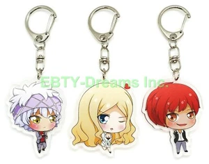 Set of 3 Assassination Classroom Anime Acrylic Keychain Itona Irina Karma - Picture 1 of 2
