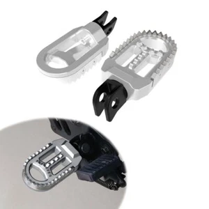 Apto para 08-16 Aprilia Dorsoduro 750 1 par de pedales serrados izquierdo y derecho - Imagen 1 de 24