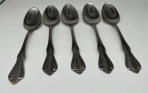 5er Set Oneida Oneidacraft Deluxe CHATEAU Teelöffel Löffel Edelstahl - Bild 1 von 6