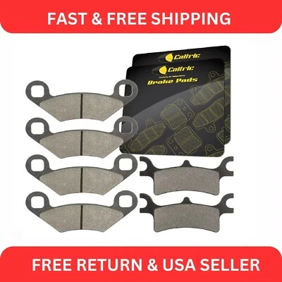 Caltric Brake Pads for Polaris Trail Boss 330 2005-2013 Front Rear Brakes - Image 1 of 4