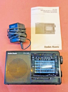Vintage Portable Short Wave Radio Shack DX-350 12-Band Rec with Manual - Picture 1 of 3