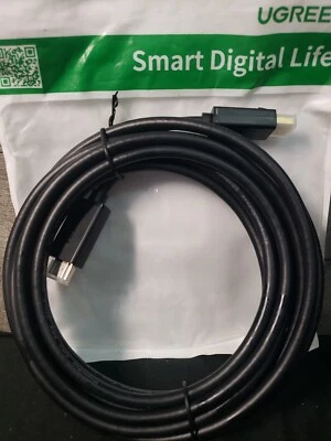 Ugreen Premium DisplayPort Cable 6ft Brand New! - Image 1 of 4