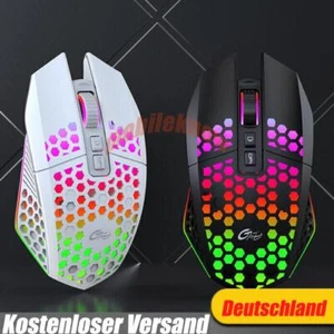 Gaming Maus Optische USB Gamer Mouse 1600DPI RGB Beleuchtet LED Maus PC DE - Bild 1 von 13