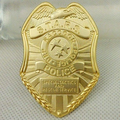 Resident Evil Biohazard s.t.a.r.s. Stars Raccoon Police Dep Badge Money Clip - Image 1 of 3