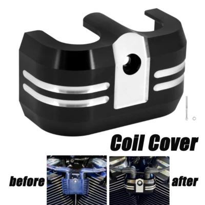 Aluminum Coil Cover For Harley Davidson Softail Breakout Street Fat Bob 2018-up - Image 1 of 4