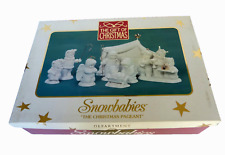 Department 56 Snowbabies "The Christmas Pageant" 8-Piece Nativity Set Never Used