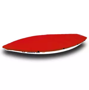 Sunfish Sailboat - Boat Deck Cover - Sunbrella Jockey Red Top Cover - USA Made! - Foto 1 di 2