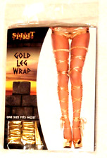 New Spirit Halloween Gold Leg Wrap One Sz Greek Festival Costume Party Recital