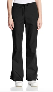 Cherokee Natural Rise Flare leg Modern Classic Scrub Pant Black Size XL New - Picture 1 of 3
