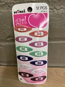 Scunci Girl Hair Clips 12 PCs - Picture 1 of 1