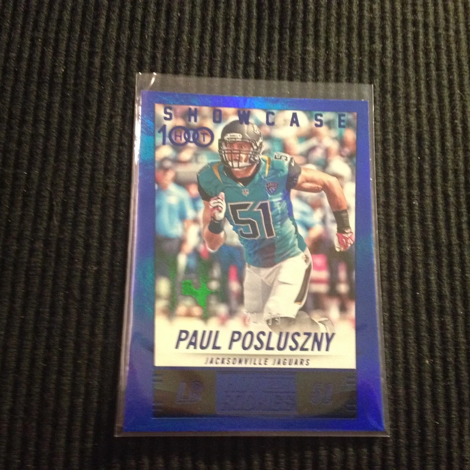 2014 SCORE HOT ROOKIES #290 PAUL POSLUSZNY *BLUE SHOWCASE #71/79*  JAGUARS - Image 1 of 1
