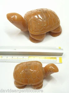 Schildkröte Edelstein Perlen Rund Natürliche - Tier - Ornament Mineralglas - Picture 1 of 1