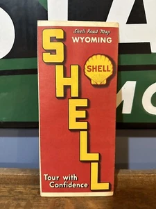 1937 Shell Road Map: Wyoming NOS - Picture 1 of 2