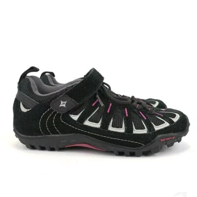 Sapatos de ciclismo femininos Specialized Body Geometry de pelúcia preto tamanho 10 Euro 41 - Imagem 1 de 4