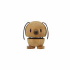 Hoptimist Dekofigur Dog S Oak, Hund, Wackelfigur, Eichenholz, Braun, 6.8 cm