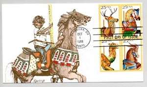 #2390-93 KARUSSELLTIERE, PANZERPFERD, HIRSCH, ZIEGE, KAMEL, GEERLINGS KUNSTWERK - Bild 1 von 1