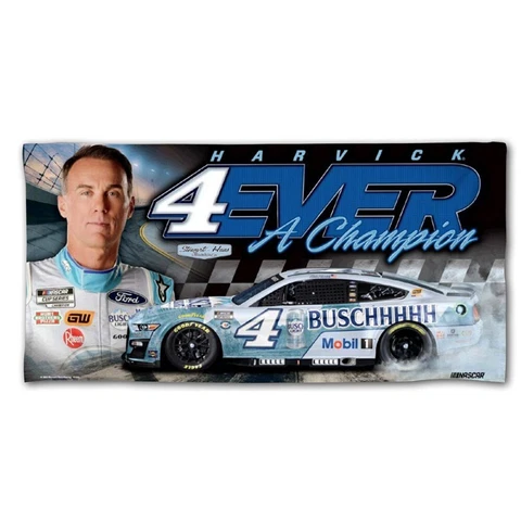Kevin Harvick 2023 4Ever A Champion 30x60 Beach Towel Cover