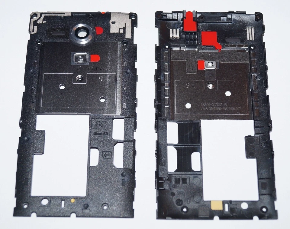 Originale Sony xperia Sp C5303 Struttura Intermedia Cover Antenna Anello Argento - Immagine 1 di 1