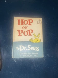 HOP ON POP By Dr. Seuss Early Printing Ed. & Dust Jacket 1963 B-29 Price 195/195 - Picture 1 of 1