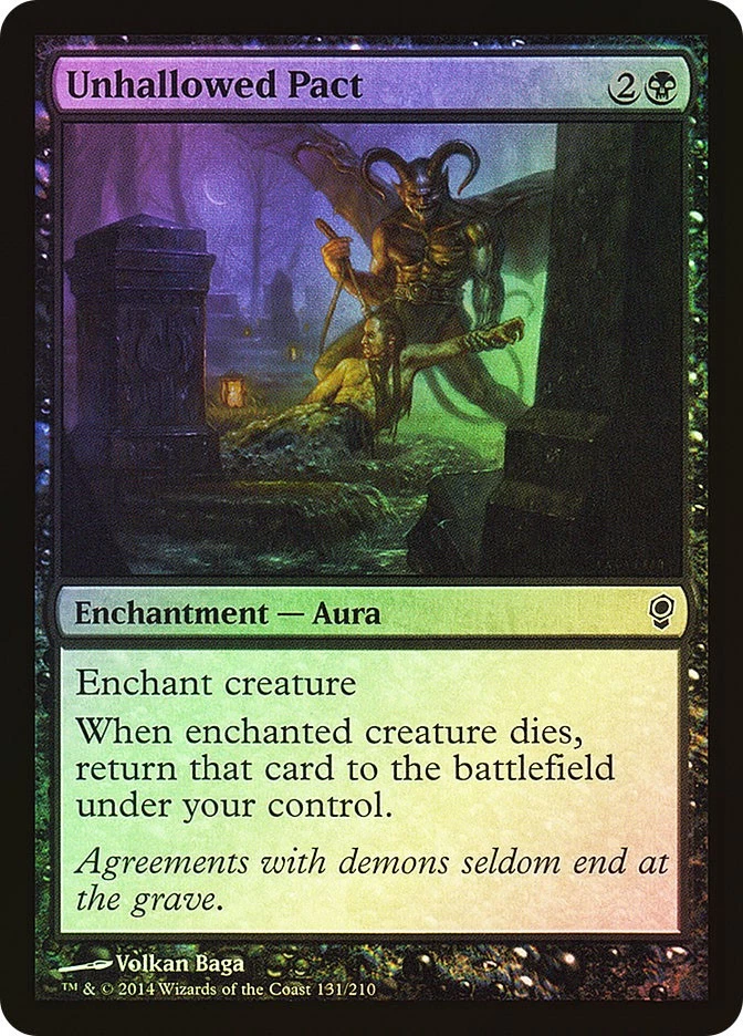 MTG FOIL Unhallowed Pact  - Conspiracy #131 - Image 1 of 1