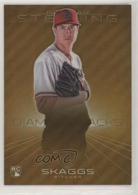 2013 Bowman Sterling Gold Refractor /50 Tyler Skaggs #1 Rookie RC - Image 1 of 2