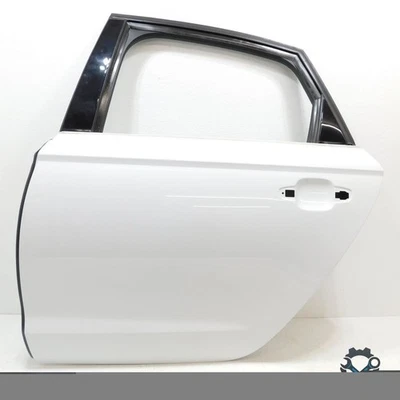 12-18 Audi A6 S6 C7 Rear Left Driver Side Exterior Door Shell Panel White OEM - Изображение 1 из 4