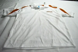 NCAA By KA Inc. Texas Longhorns Collared Short Sleeve Polo Shirt White Size L - Picture 1 of 7